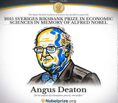 اسکاٹ لینڈ کے اکنامکسٹ انگسن ڈیٹن نوبل انعام کے حقدار 