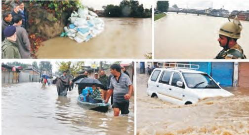 کشمیر:سیلابی صورتحال سے وادی اور پیرپنچال خطے میں کہرام