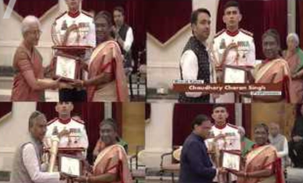 مرمو نے چار شخصیات کو بھارت رتن سے نوازا
