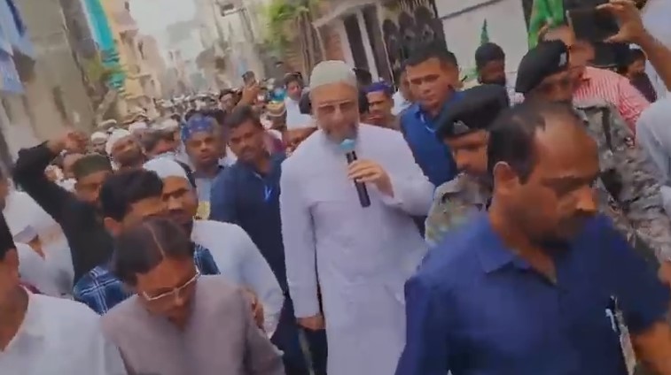 آل انڈیا مجلس اتحاد المسلمین نے حیدرآباد میں اپنی انتخابی مہم شروع کردی ہے
