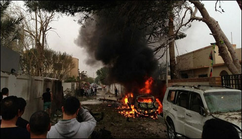 لیبیا میں پولیس ٹریننگ سینٹرمیں دھماکا،65افرادہلاک   
