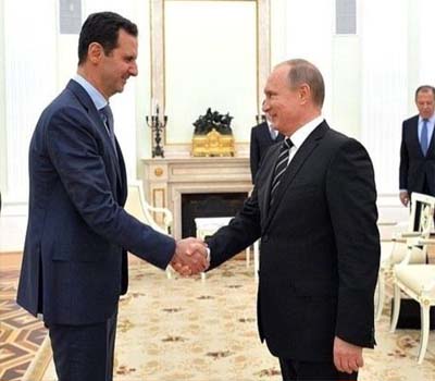 ماسکو میں شامی صدر بشارالاسد کی آمد