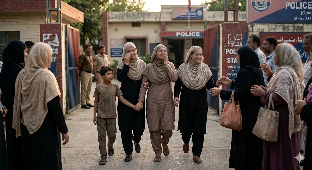 بنگلہ دیشی ہونے کے شبہ میں گرفتار 3 مسلم خواتین و کمسن لڑکا رہا