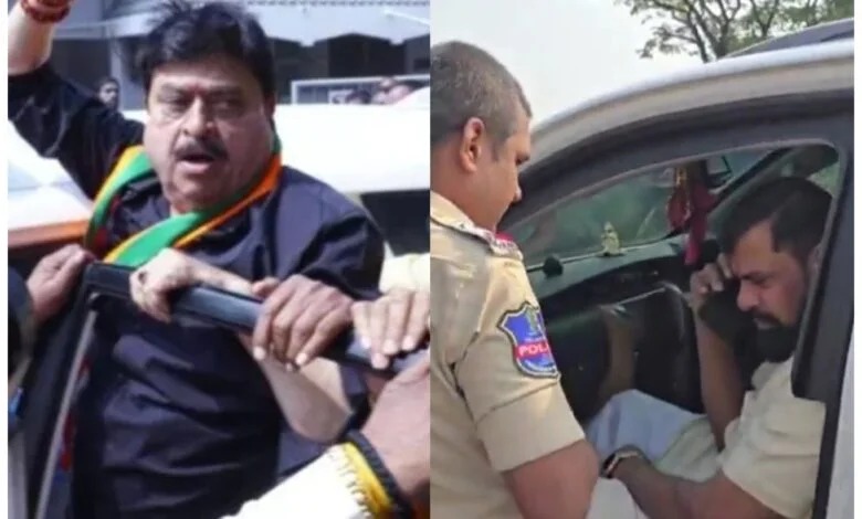 کاماریڈی کشیدگی: راجا سنگھ بانسواڑہ جاتے ہوئے گرفتار، رام چندر راو بھی حراست میں