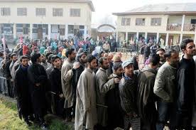 جمو ں و کشمیر میں تیسر ے مر حلہ کی پو لنگ شرو ع