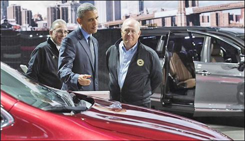 جدید چم چماتی گاڑیاں صدر اوباما کو بھی بھا گئیں