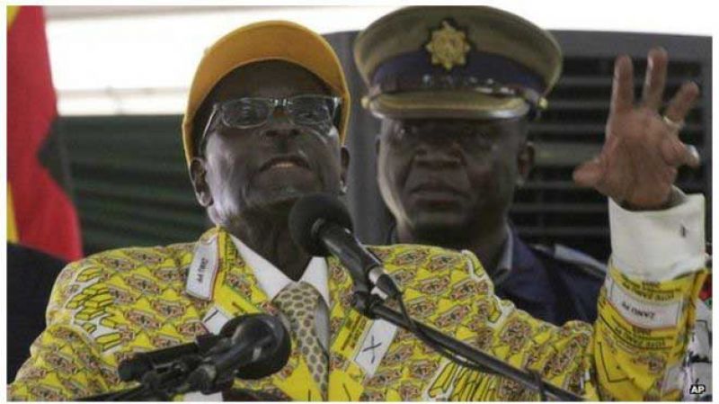 زمبابوے کے صدر نے پارلیمان کے افتتاحی اجلاس میں غلط تقریر پڑھ دی