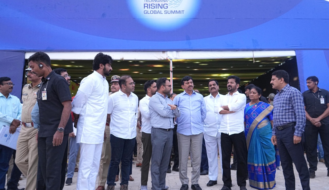 تلنگانہ رائزنگ گلوبل سمٹ 2025: بڑے اعلانات اور سخت سیکورٹی انتظامات