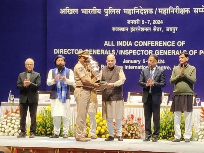 حیدرآباد: راجندر نگر پولیس نے ملک کے بہترین پولیس اسٹیشن کا ایوارڈ حاصل کیا 