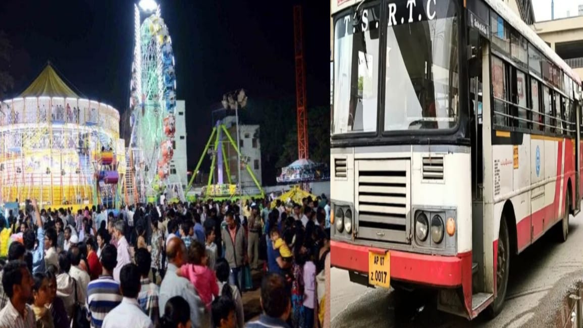  حیدرآباد: TSRTC بسوں نے حیدرآباد نمائش کو اس سال ریکارڈ توڑنے میں مدد کی