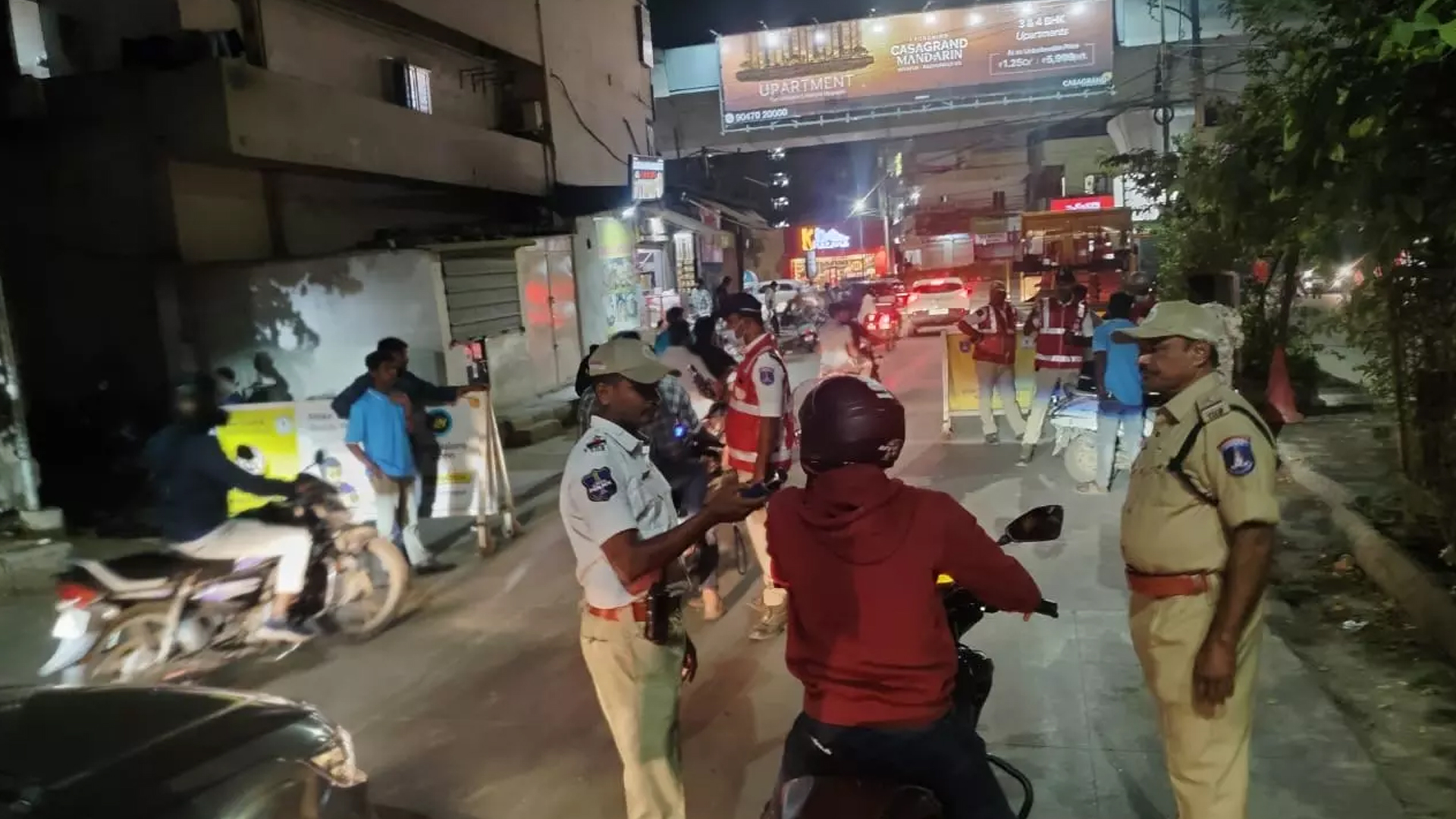 سائبرآباد ٹریفک پولیس کا نشے میں ڈرائیونگ کے خلاف سخت کریک ڈاؤن، 243 افراد گرفتار