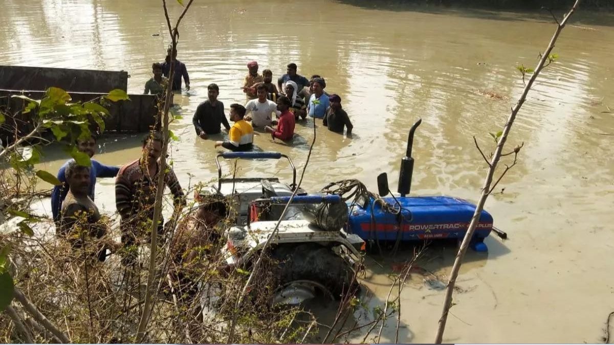 اتر پردیش میں ٹریکٹر تالاب میں گرنے سے 15 افراد ہلاک، وزیراعلیٰ نے معاوضے کا کیا اعلان 