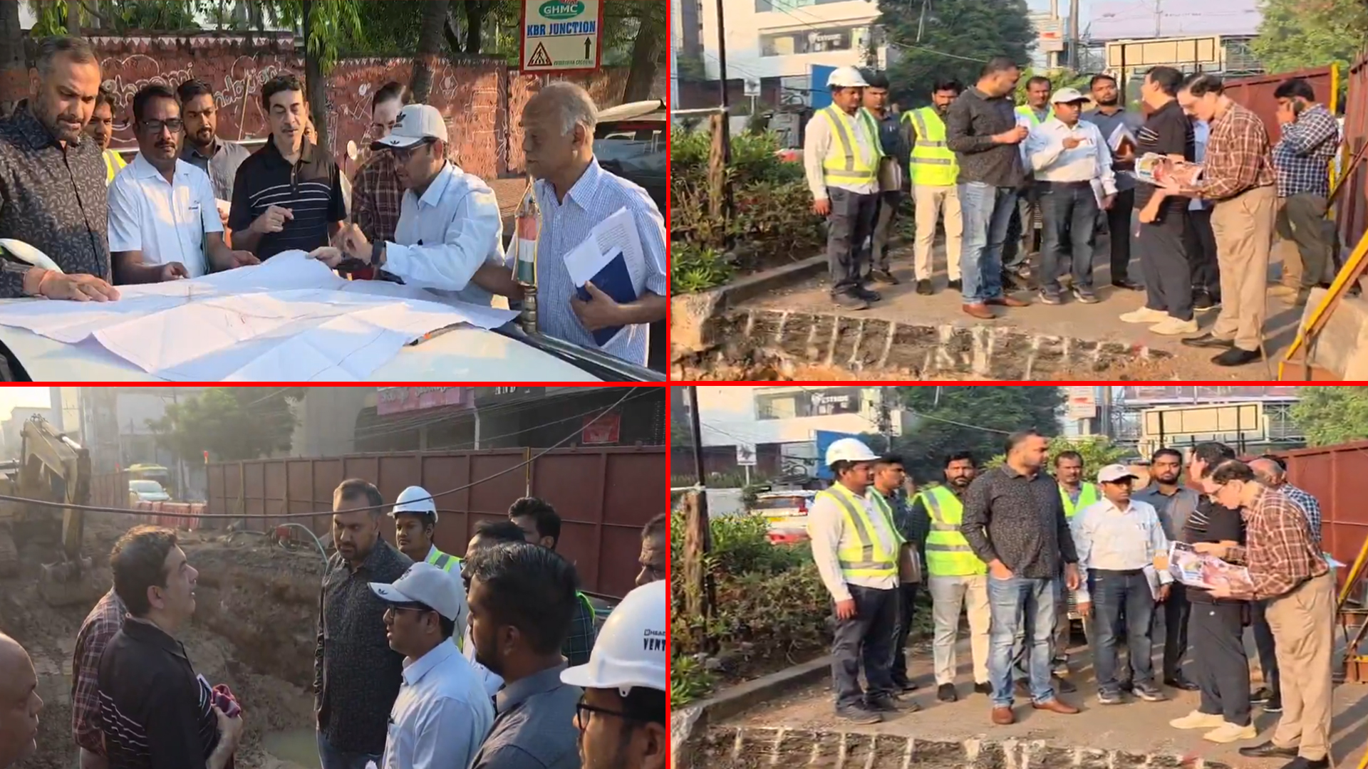 کے بی آر پارک فلائی اوور کی تعمیر تیز کرنے کی ہدایت،اسپیشل چیف سیکریٹری جیش رنجن  کا معائنہ