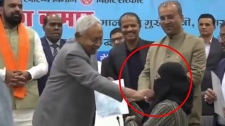 بہار میں مسلم خاتون کی بے حرمتی: نتیش کمار کا نامناسب رویہ