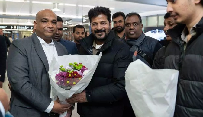 چیف منسٹر ریونتھ ریڈی عالمی معاشی فورم 2026 میں شرکت کے لیے زیورخ پہنچ گئے