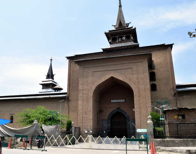 آج انتظامیہ نے تاریخی جامع مسجد میں نماز جمعہ ادا کرنے کی اجازت نہیں دی : انجمن اوقاف جامع مسجد