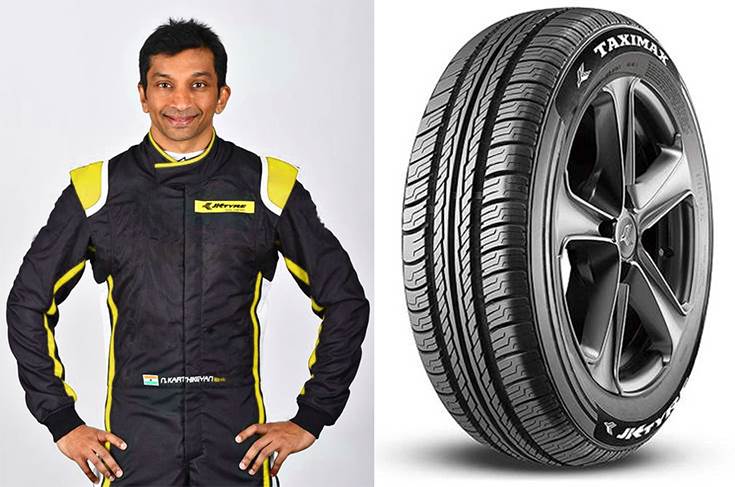 جے کے ٹائر نے کارتیکین کو برانڈ ایمبیسڈر بنایا