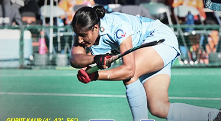 قازقستان کو ہرا کر ہندوستانی خاتون ہاکی ٹیم ایشیا کپ کے سیمی فائنل میں