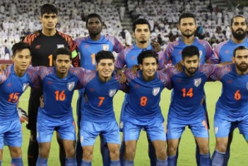 ہندوستانی فٹ بال ٹیم بین الاقوامی فرینڈشپ میچوں کے لئے دبئی پہنچی