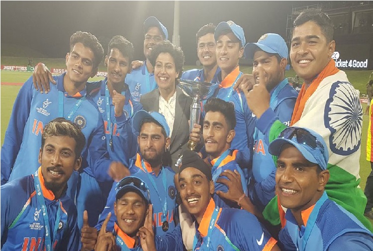 انڈر۔19ورلڈ کپ: ہندوستان چوتھی بار بنا عالمی چیمپئن