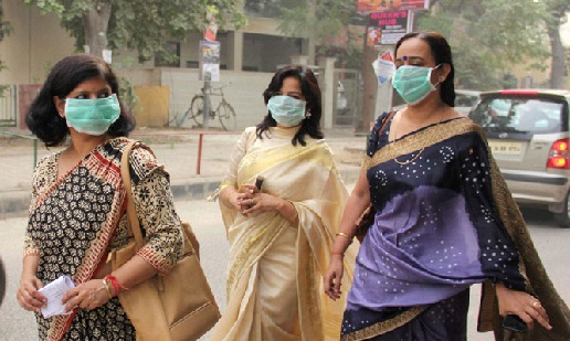 دہلی کی ہوا پھر ہوئی خراب، ہوا کے معیار میں گراوٹ سے سانس لینے میں تکلیف