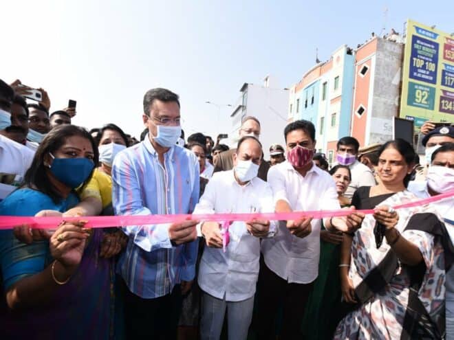 پرانا شہر حیدرآباد میں اے پی جے عبدالکلام فلائی اوور کا افتتاح