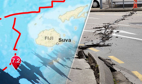 فیجی میں زلزلے کے جھٹکے