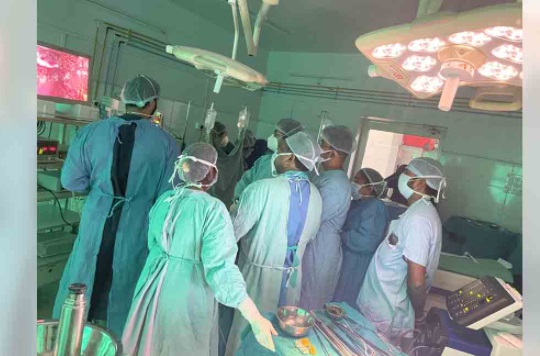 حیدرآباد کے عثمانیہ اسپتال میں جگر کے ٹیومر کو نکالنے لپرااسکوپی طریقہ کے ذریعہ کامیاب سرجری کی گئی