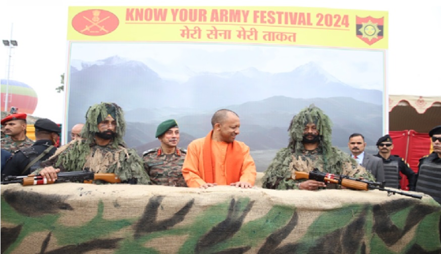 ہندوستانی فوج 140 کروڑ عوام کی طاقت کی علامت ہے: یوگی