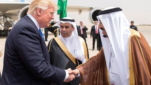 ٹرمپ نے سعودی عرب کے فرمانروا کی ستائش کی