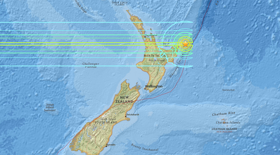 نیوزی لینڈ میں زلزلے کے تیز جھٹکے