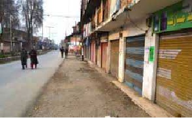 کشمری:سری نگر کے سول لائن شہر میں کرفیو جیسی پابندیاں