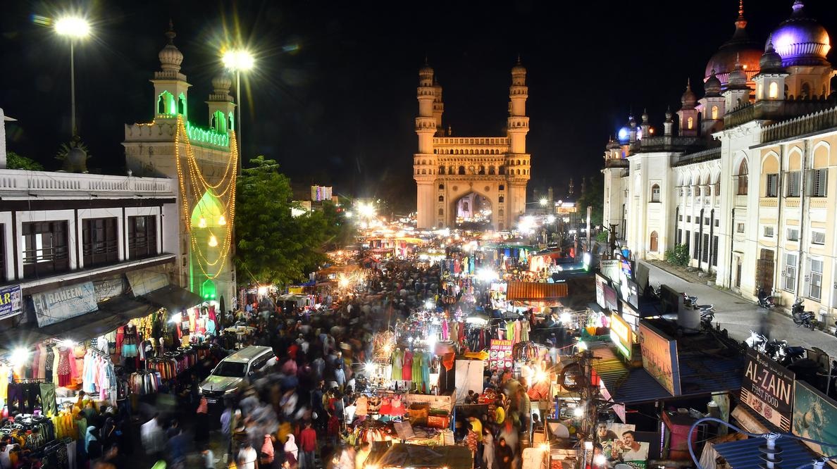 رمضان کی رخصتی۔ حیدر آباد میں آخری عشرہ میں عبادات اور عید کی خریداری میں اضافہ 