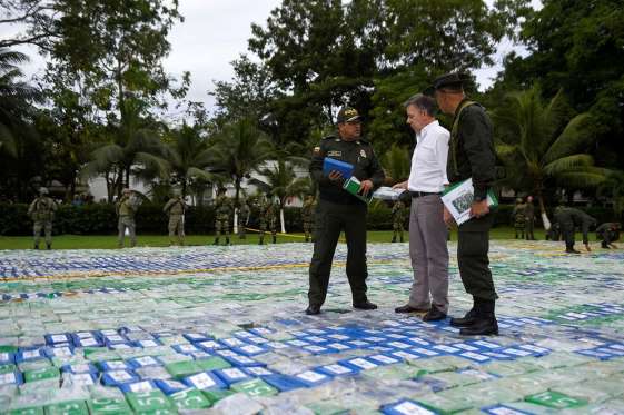 کولمبیا میں 12 ٹن کوکین ضبط ،4افراد گرفتار