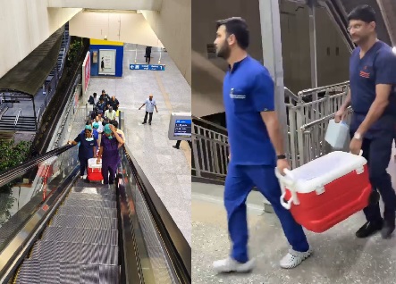 حیدر آباد میٹروریل نے ایک مشکل صورتحال میں قیمتی جان بچانے میں اہم کردار ادا کیا