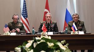 ترکی، روس اور امریکہ کے فوجی سربراہوں کی میٹنگ