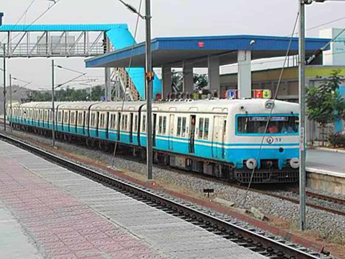 حیدرآباد: چند ایم ایم ٹی ایس ٹرینوں کی خدمات 31 جنوری تک منسوخ