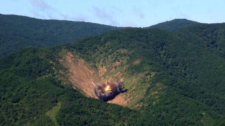 شمالی کوریا کے نیوکلیائی تجربہ گاہ کے نزدیک زلزلہ کے جھٹکے