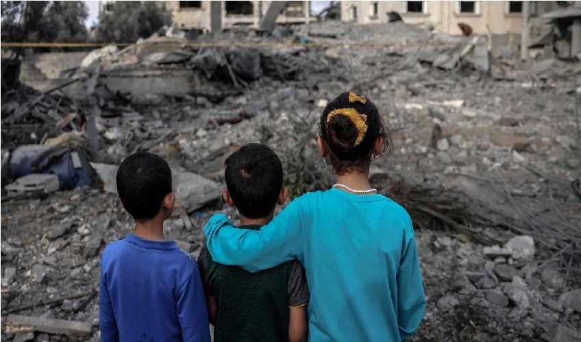 غزہ میں بچوں کو ویکسی نیشن میں خلل پڑپڑنے کا خطرہ لاحق ہے: یونیسیف