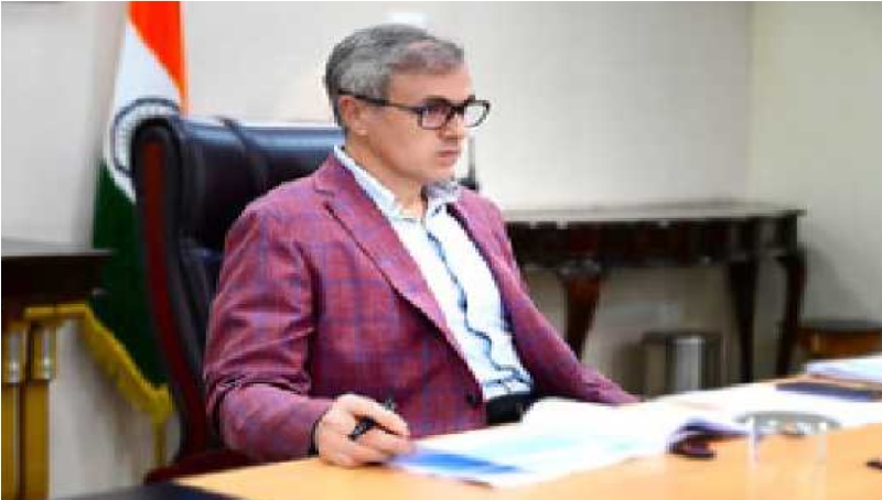 عمر عبد اللہ نے پبلک سروسزگار نٹی ایکٹ کے نفاذ کے لئے جامع جائزہ میٹنگ کی صدرات کی