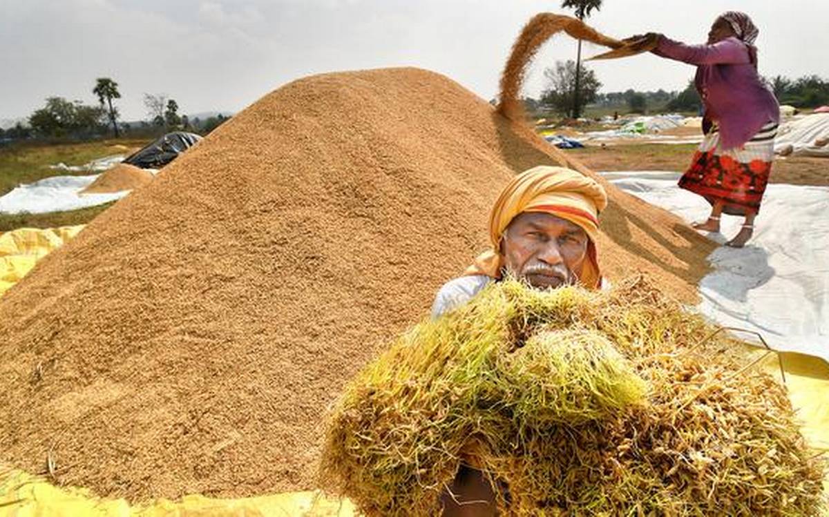 دھان کی خریداری کا مسئلہ۔مرکز کے رویہ کیخلاف تلنگانہ بھر میں احتجاج