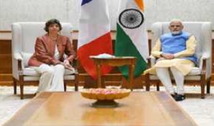 فرانس کی وزیر خارجہ کی وزیر اعظم مودی سے ملاقات