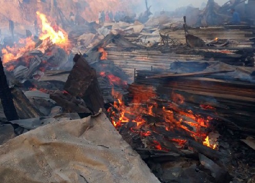 نیروبی میں آتشزدگی، 15 افراد کے ہلاک ،58زخمی