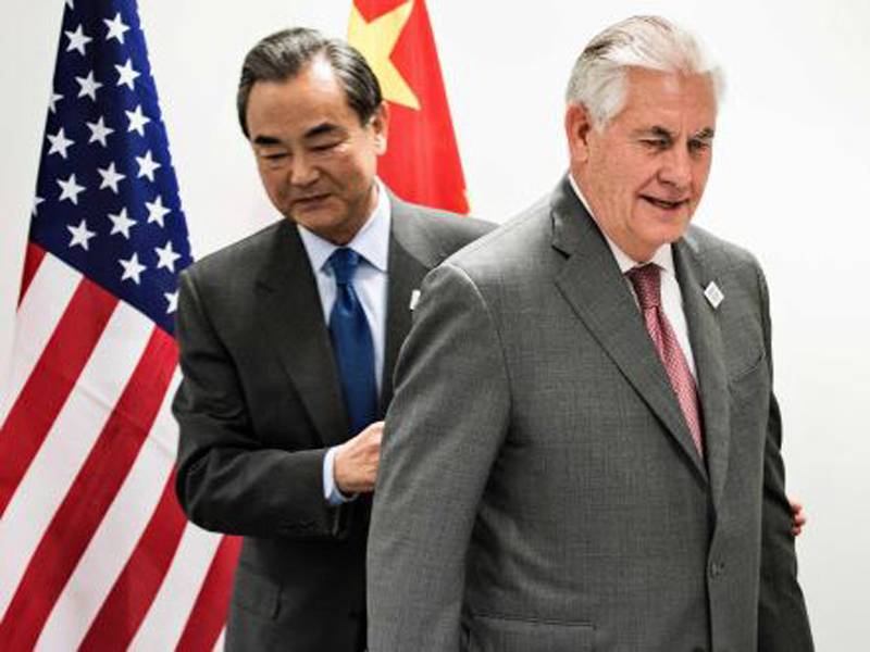 چین کے وزیر خارجہ کا امریکی دورہ کا پروگرام