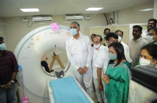 گاندھی ہاسپٹل میں 2 کروڑ روپے کے سی ٹی اسکین کا افتتاح