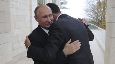 ولادیمر پوتین سے شامی صدر بشار الاسد سے ٹیلیفون پر رابطہ