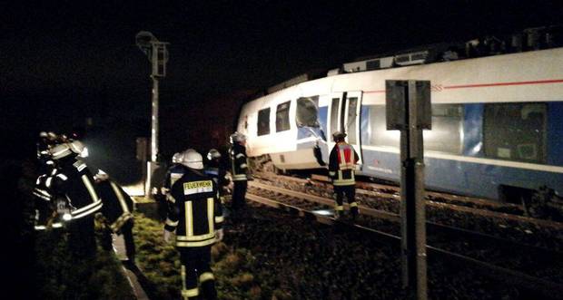 جرمنی میں ریل حادثہ: 50 افراد زخمی