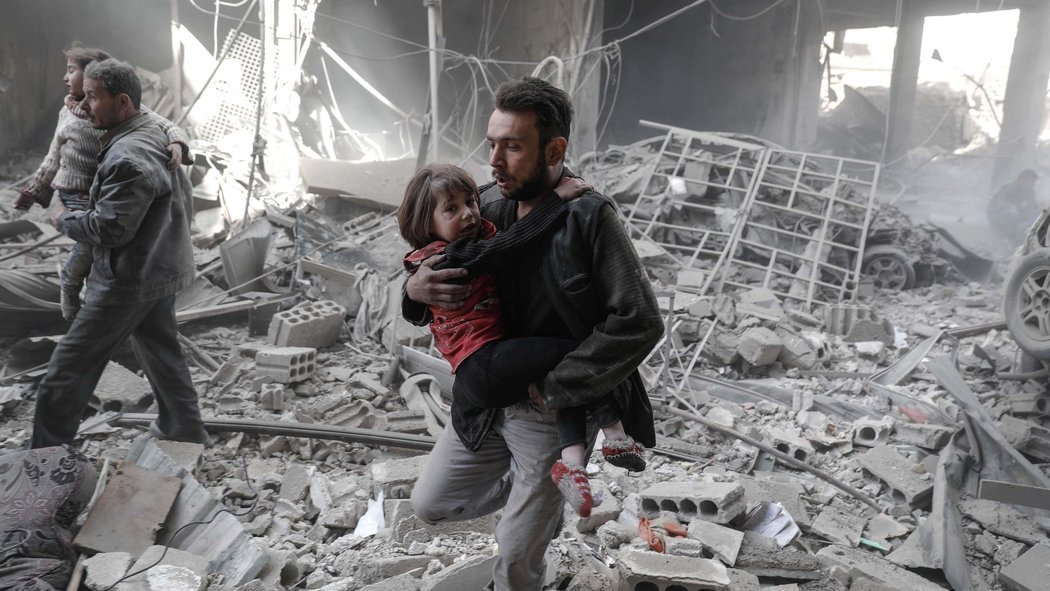 غوطہ میں شامی حملہ جاری، مزید 45 افراد ہلاک، ہلاک شدگان کی تعداد 850 ہوگئی