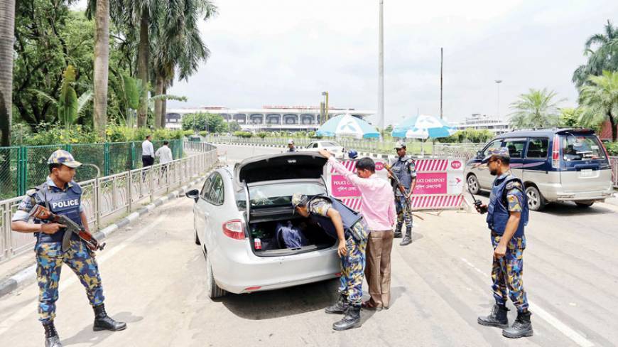 ڈھاکہ ہوائی اڈے پر حملے کے بعد سکیورٹی انتظامات سخت