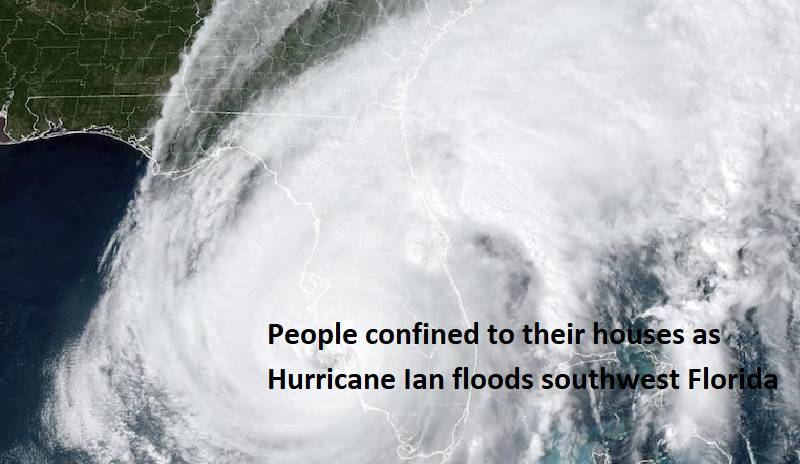 سمندری طوفان ایان طاقتور کیٹیگری 4 طوفان کے طور پر فلوریڈا سے ٹکرایا۔